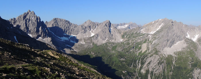 Blick zurück zur Dremelspitze