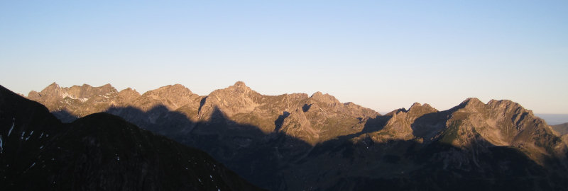 Sonnenaufgang - Schafalpenköpfe