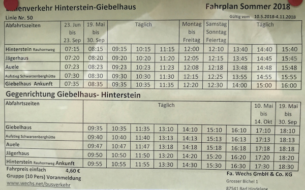 Fahrplan