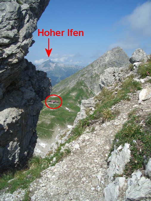 Blick zur Fiderepaßhütte