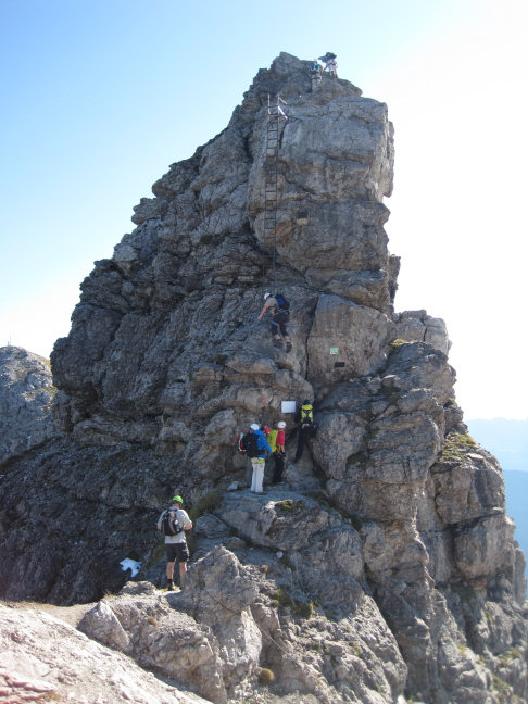 Einstieg Hindelanger Klettersteig