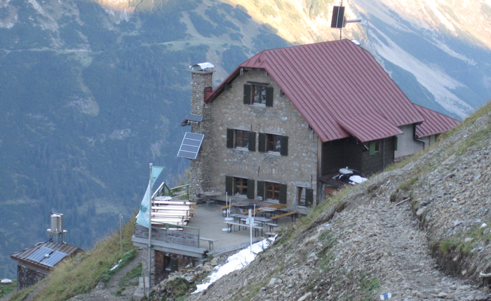 Waltenberger Haus vor dem Abriss