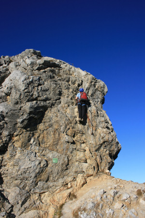 im Klettersteig