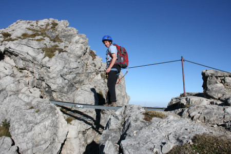 im Klettersteig