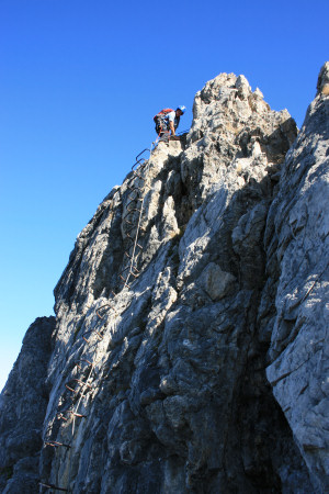 im Klettersteig