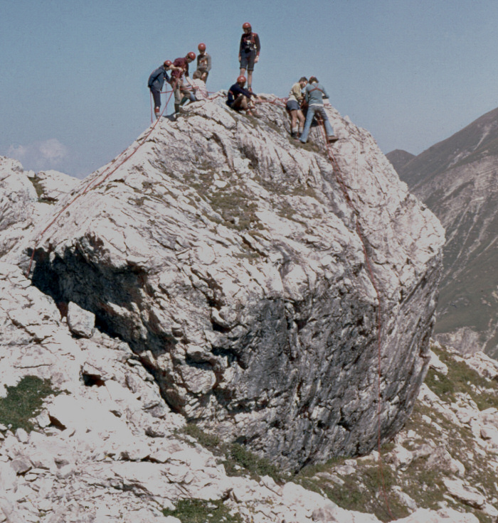 Unser Übungsfelsen