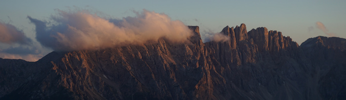 Latemar im Abendlicht