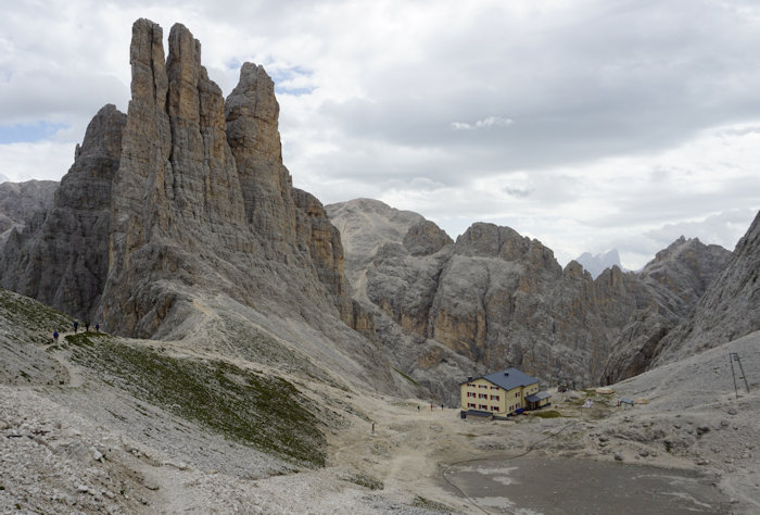 Vajolet Türme Delago, Stabler und Winklerturm, Gartl Hütte