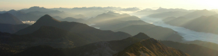 Morgenstimmung auf dem Krottenkopf