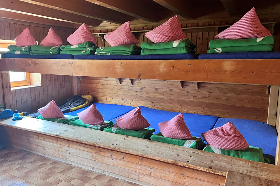 Amberger Hütte Matratzenlager