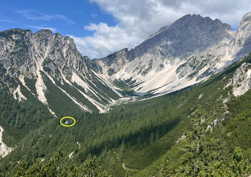 Blick Richtung Neue Alplhütte