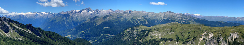 Panorama Presanella bis Cevedale