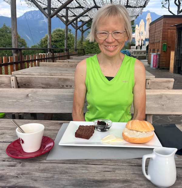 Rifugio San Pietro Frühstück