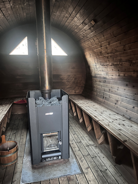 Sauna Innenaufnahme
