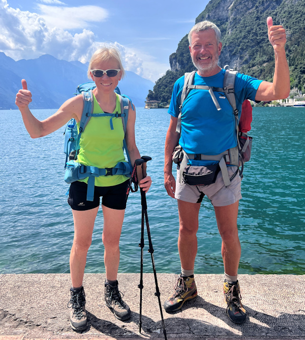 Steffi und Uli am Gardasee