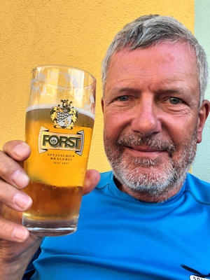 Uli mit Bier