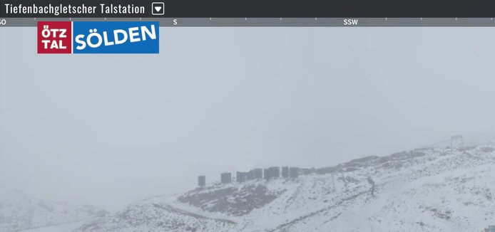 Wintereinbruch in den Bergen