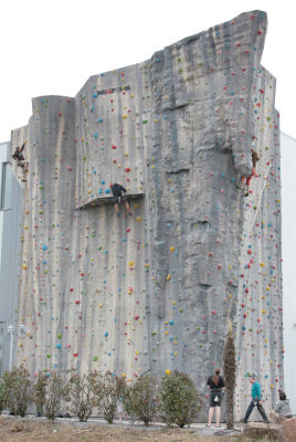 Kletterhalle Bensheim Außenbereich