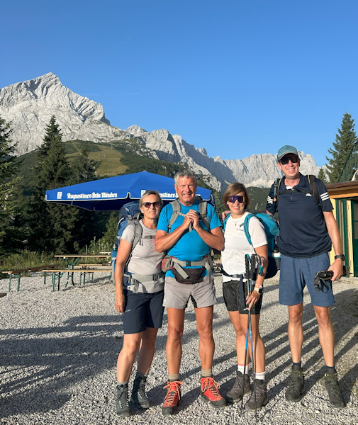 Alpspitze Steffi, Uli, Dagi, Matthias