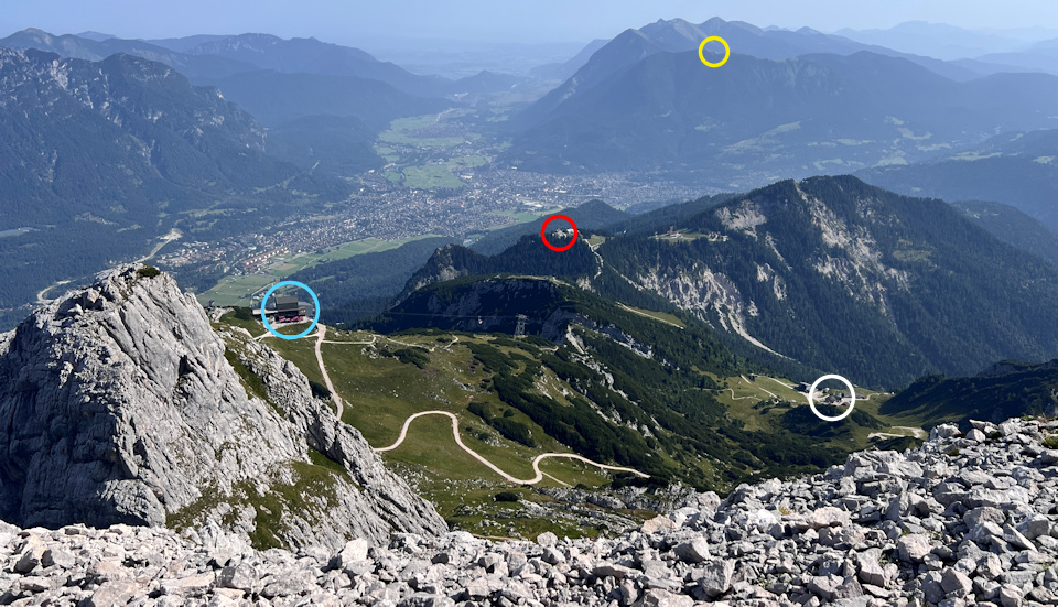 Blick auf Garmisch