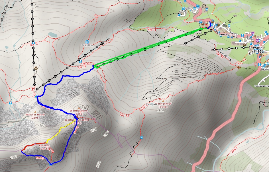 GPS Track Klettersteig Karhorn