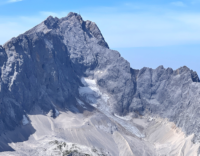 Zugspitze mit Hällentalferner von der Alpspitze aus gesehen