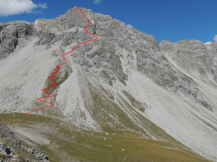 Arlberger Klettersteig, Abstieg