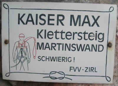 Schild Kaiser-Max