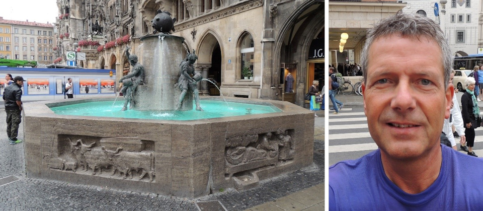 München-Venedig Start am Fischbrunnen