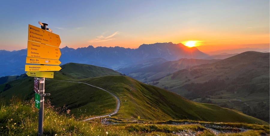 Salzburg-Triest Sonnenaufgang am Statzerhaus