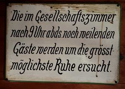 Salzburg-Triest Hugo-Gerbers-Hütte altes Schild