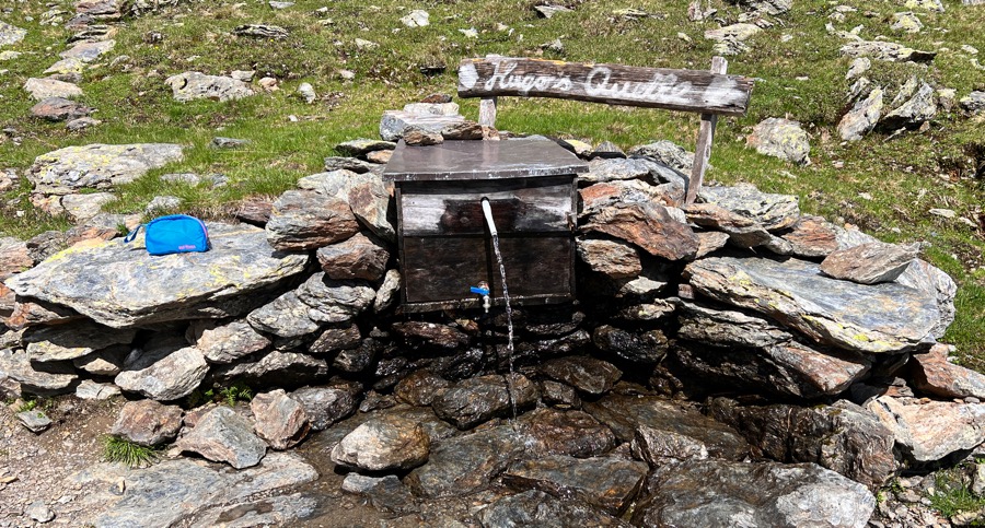 Salzburg-Triest Hugo-Gerbers-Hütte Waschraum