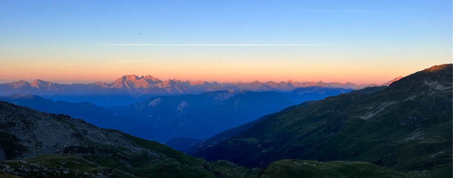 Salzburg-Triest Hugo-Gerbers-Hütte Sonnenaufgang