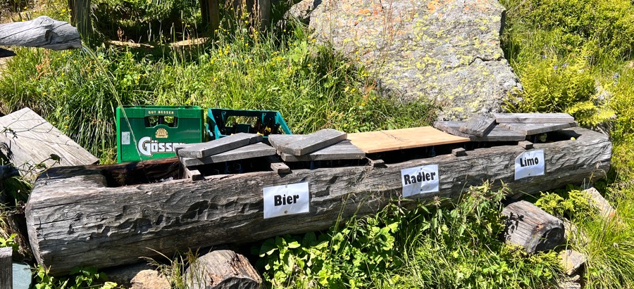 Salzburg-Triest Brunnen mit Selbstbedienung