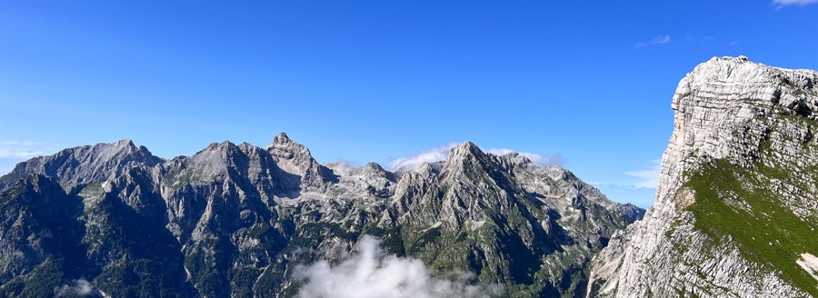 Salzburg-Triest Zasavska koča Hütte Aussicht