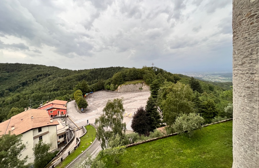 Salzburg-Triest Albergo Casa del Pellegrino: Gewitter