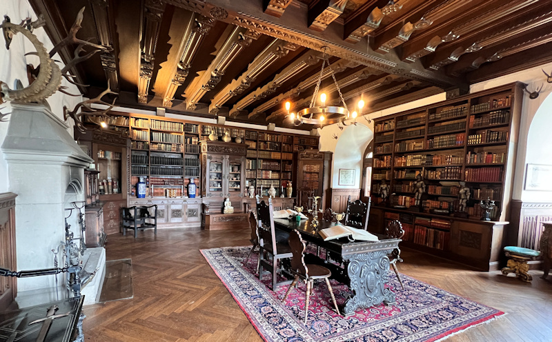 Burg Reichenstein Bibliothek