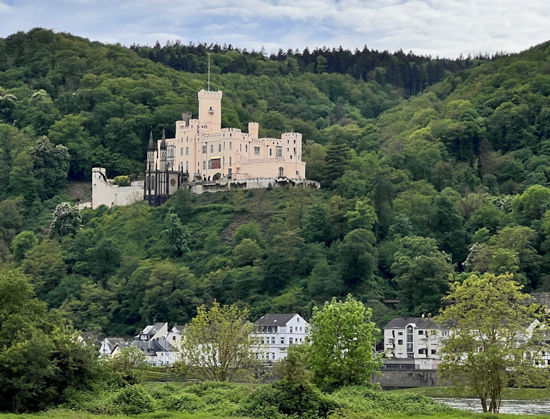 Blick auf Schloss Stolzenfels