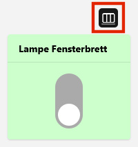 Overview Page Widget LampeFensterbrett