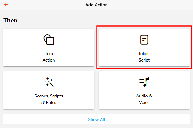 openHAB5 Rule Inline Script
