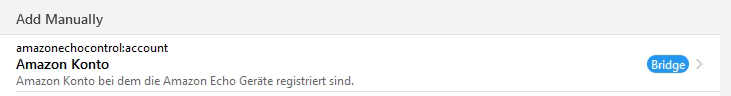 openHAB Alexa Amazon Konto