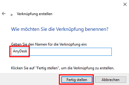 AnyDesk Startbildschirm