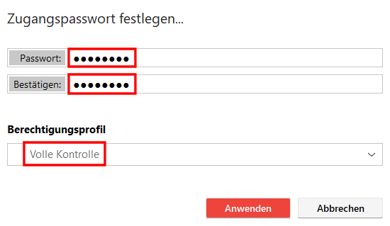 AnyDesk Startbildschirm