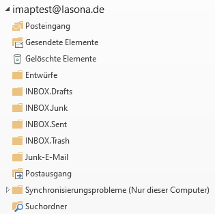 IMAP Postfach in Outlook und Thunderbird