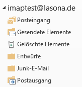 IMAP Postfach in Outlook und Thunderbird