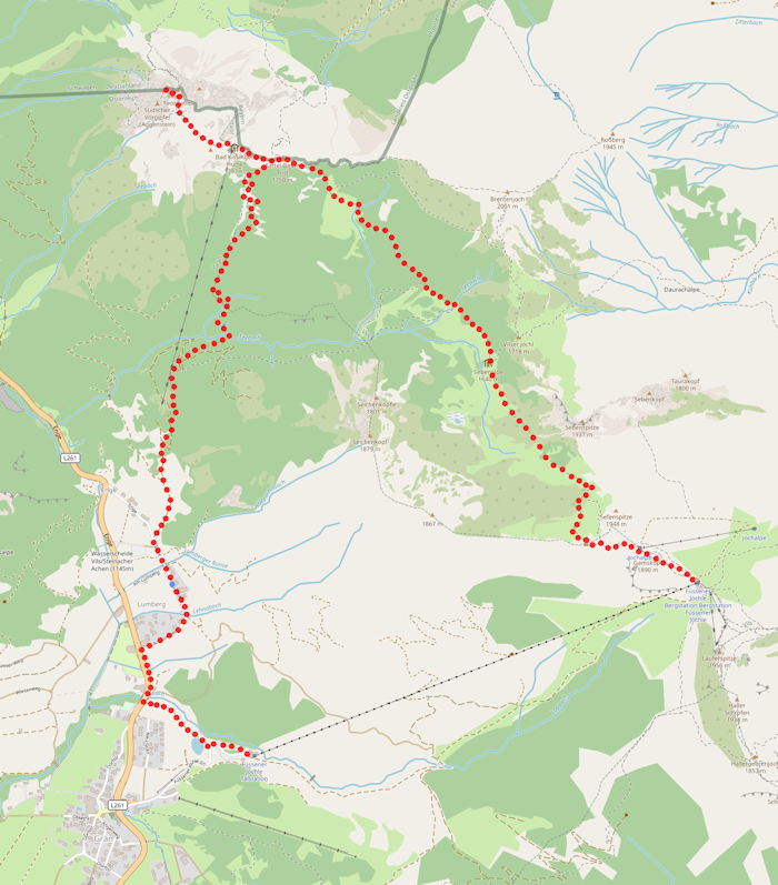 OpenStreetMap Tour Aggenstein 2019