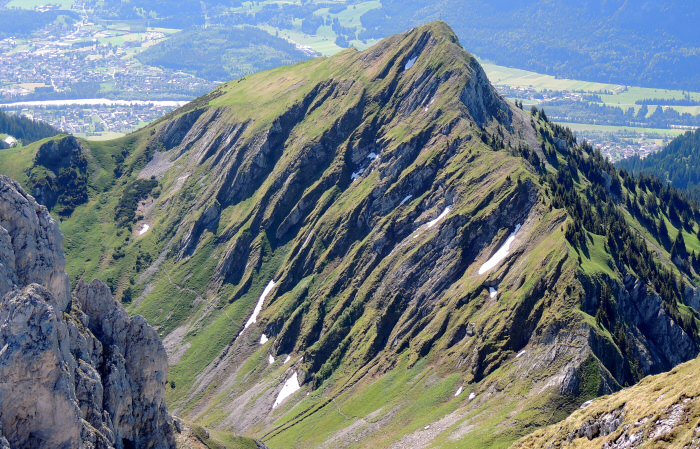 Schneidspitze von der Köllenspitze aus gesehen