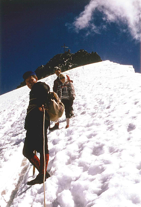 Wildspitze steiler Aufstieg