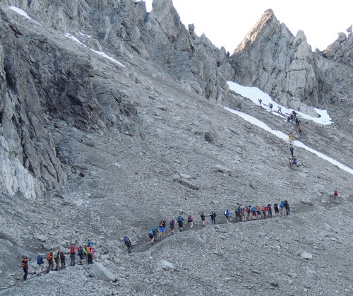 Alpinschule Karawane zur Seescharte