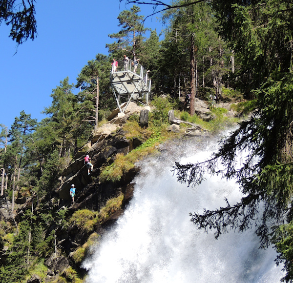 Aussichtsplattform Klettersteig